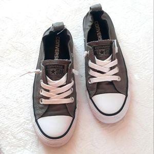 Moss Green Slip-on Converse